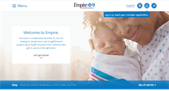 Desktop Screenshot of empireblue.com